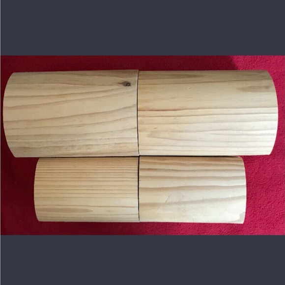 4 Mini unfinished Wood Trunk Boxes (2 sizes) - Picture 4 of 7